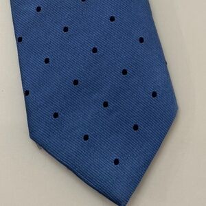 Brooks Brothers blue polka dot tie 100% silk